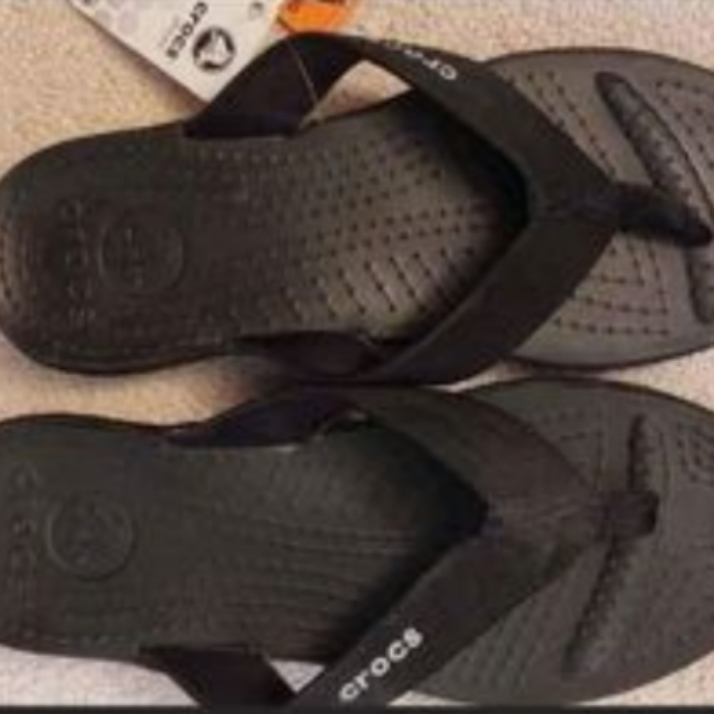Men's croc flip flop